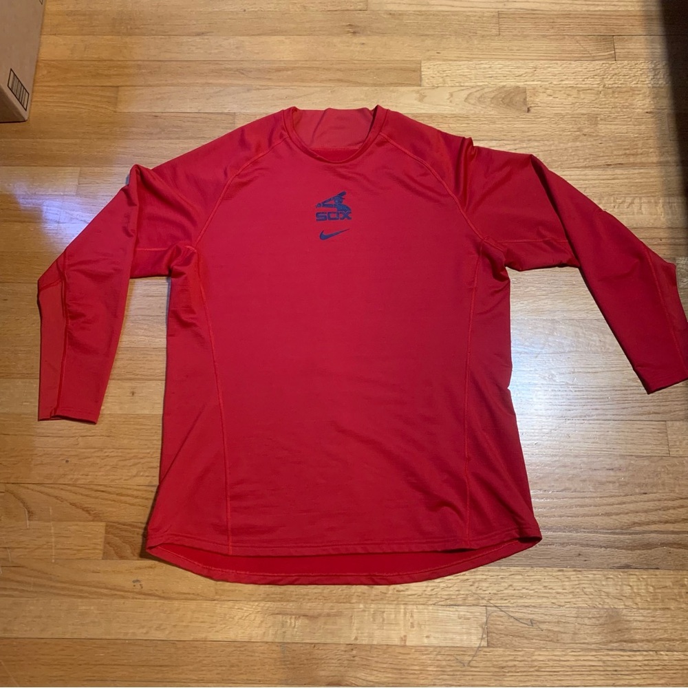 Nike Dri Fit Chicago White Sox Authentic Collection Red Shirt Men's XXL